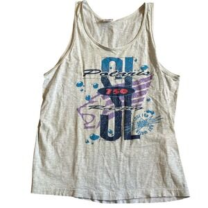 Polaris 750 Vintage Graphic Tank‎ Top Adult L Cool Fun Hot Water